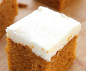 Pumpkin Cake with Cream Cheese Frosting