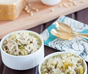 Chicken Pesto Slow Cooker Soup