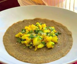 Healthy Buckwheat Crepes (Kuttu Dosa)