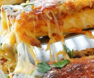 Beef Enchiladas with Homemade Enchilada Sauce