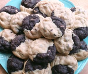 Peanut Butter Reverse Chocolate Cookies