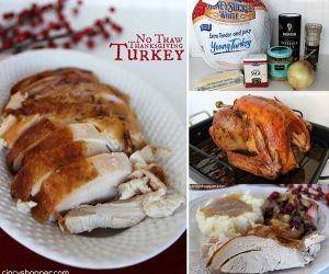 NO Thaw Thanksgiving Turkey Recipe