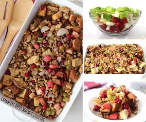 Cranberry Apple Walnut Stuffing