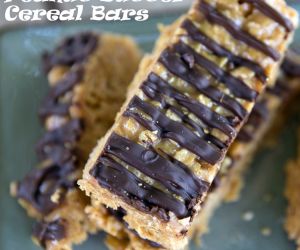 No Bake Frosted Flakes Peanut Butter Cereal Bars Recipe