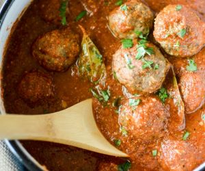 Garlic Parmesan Meatballs