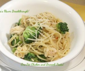 One Pot Chicken and Broccoli Pasta!