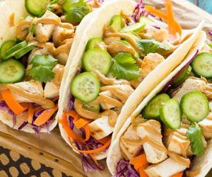 Thai Chicken Tacos