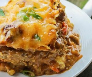 Spicy Sloppy Joe Cornbread Casserole