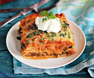 Best Chicken Spinach Lasagna