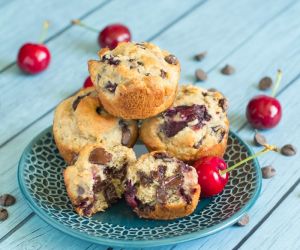 Chocolate Cherry Muffins