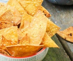 Baked GF Chili Lime Tortilla Chips