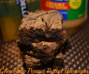 Chocolate Peanut Butter Brownies