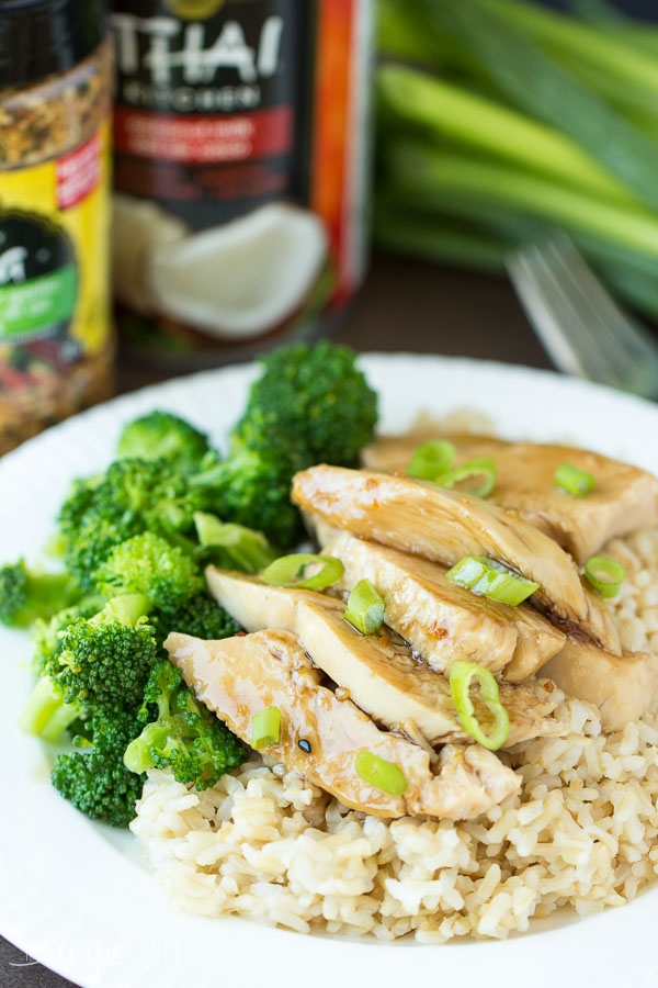 Slow Cooker Sweet and Spicy Coconut Chicken