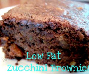 Low Fat Zucchini Brownies