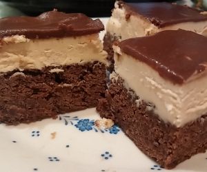 Angel Peanut Butter Creme topped Brownies