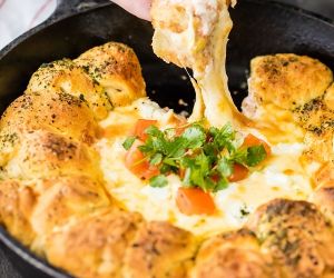 Skillet Bean and Cheese Dip