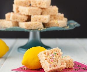 Lemon Crispy Rice Treats