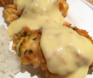 Crispy Cheddar Cheesy Chicken