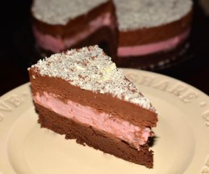 Chocolate Raspberry Mousse Cake