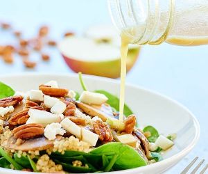 Warm Mushroom Quinoa Salad