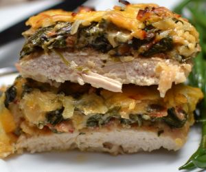 Bacon Spinach Dip Chicken