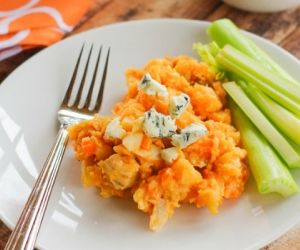 Buffalo Hash Brown Chicken Casserole