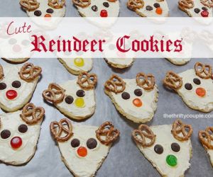 Reindeer Sugar Cookies