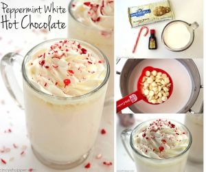 Peppermint White Hot Chocolate