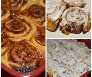 Pumpkin Cinnamon Rolls