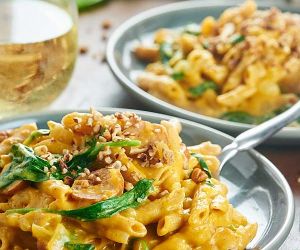 One Pot Pumpkin Pasta