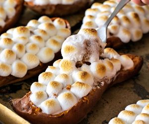 Twice Baked Candied Sweet Potatoes