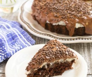 Chocolate Coconut Marshmallow Cake