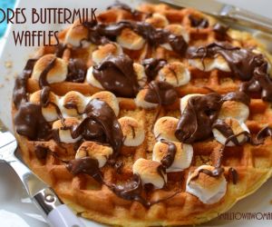 Smores Buttermilk Waffles