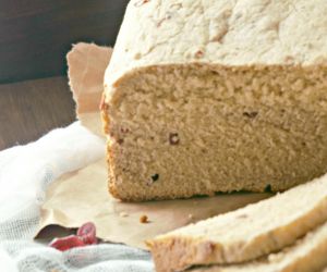 Easy Whole Wheat Cranberry Walnut Bread