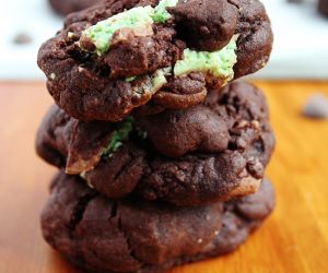 Double Chocolate Mint Cookies