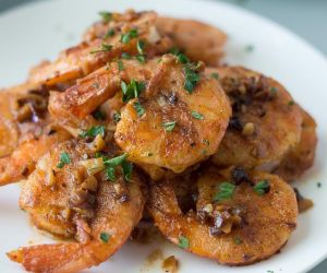 Hawaiian Garlic Shrimp