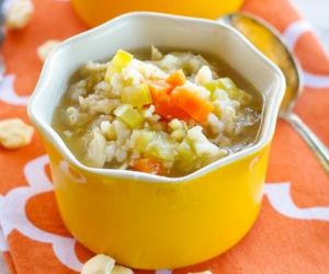 Gobble-Good Roasted Turkey & Rice Soup