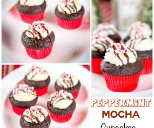 Peppermint Mocha Cupcakes