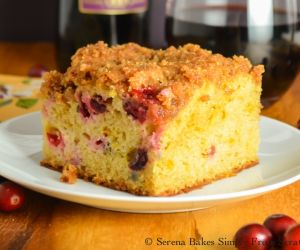 Cranberry Orange Coffeecake With Brown Sugar Crumb