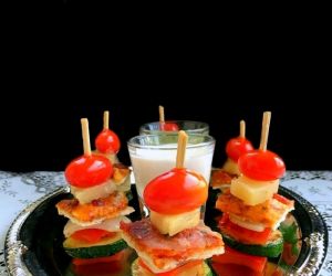 Easy Pizza Skewers