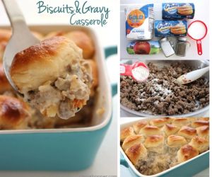 Biscuits and Gravy Casserole