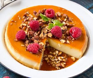 Vanilla Almond Flan