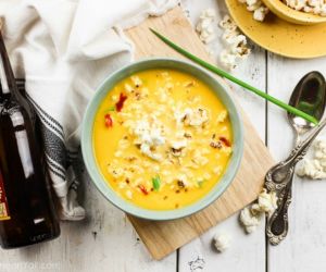 Gluten-Free Slow Cooker Beer Cheese Soup