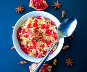 Best Ever Pomegranate Pecan Rice (Vegan + Glutenfree)