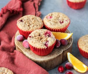 Cranberry Orange Muffins (Vegan)