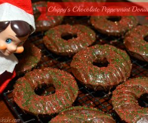 Chippy's Chocolate Peppermint Donuts