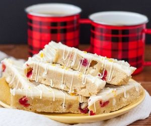 Fresh Cranberry Orange Bars