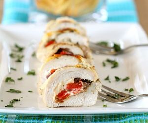 Stuffed Chicken Rolls