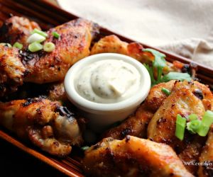 Spicy Buffalo Ranch Wingettes with Moore's Marinade
