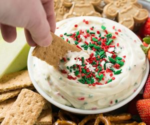 Christmas Cookie Dough Dip